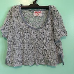 Free People Lace Crop Top